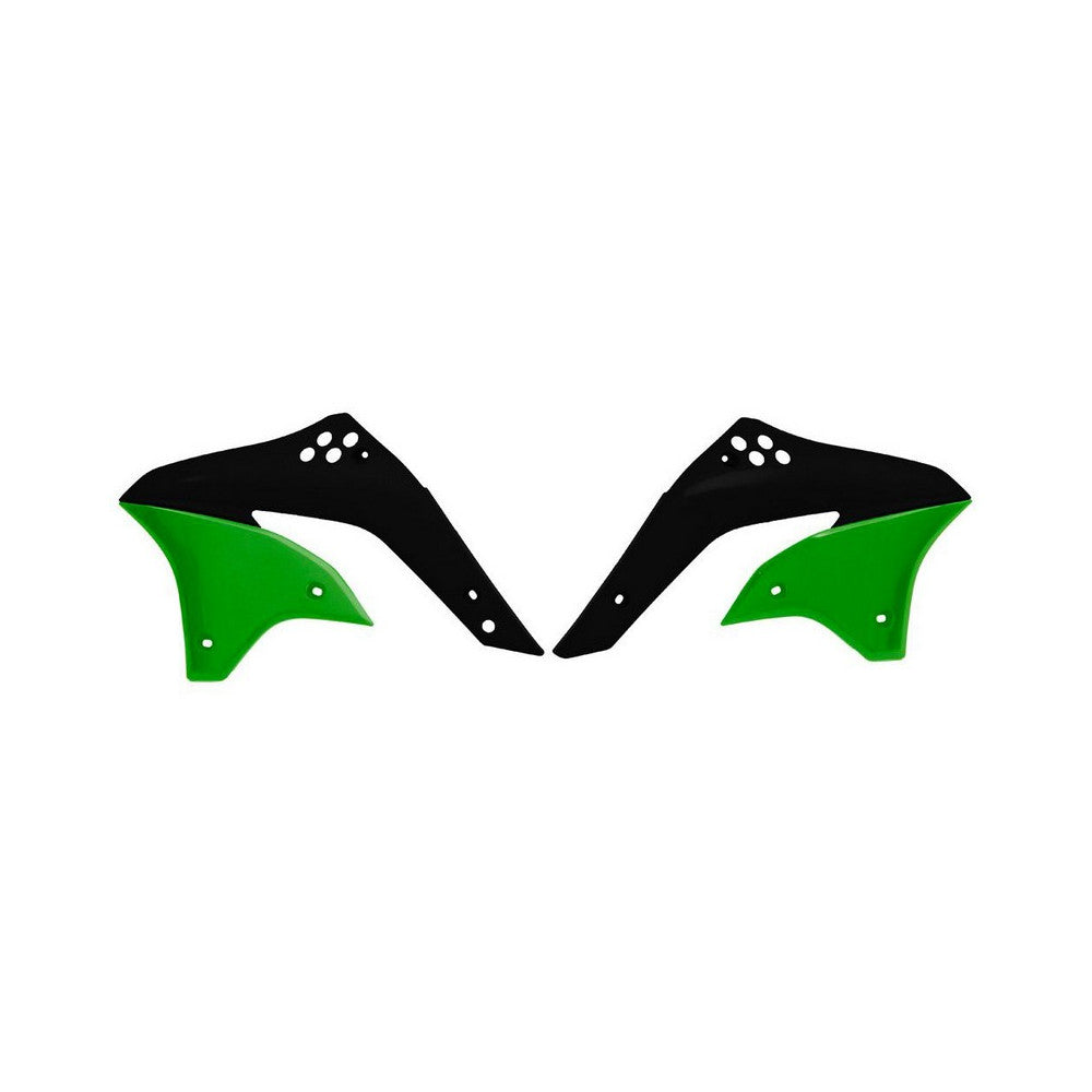 Radiator Shrouds Rtech Kx450F 06-08 Black Green