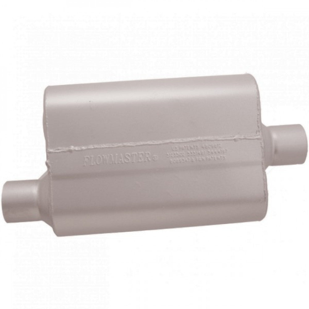 Flowmaster Muffler (40 Series)2.50 Offset In/Centre Out (Delta Flow) Each#942541