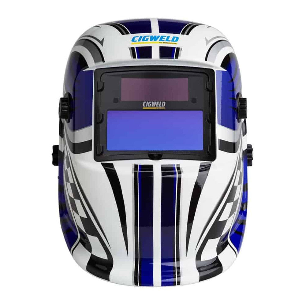 CIGWELD WeldSkill Auto-Darkening Helmet – Racer