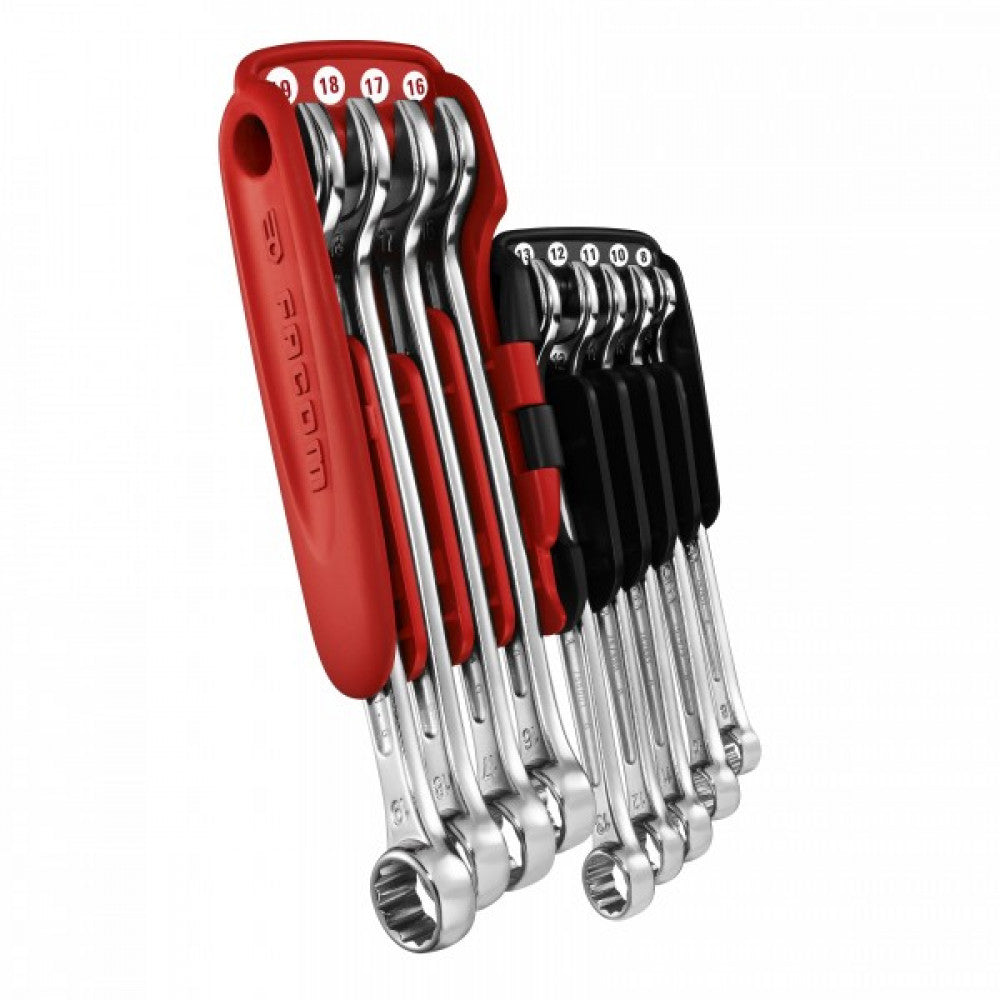 SPANNER ROE SET 10-PCE MET 8-19 FACOM 440.JP10 C/W CLIP-IN
