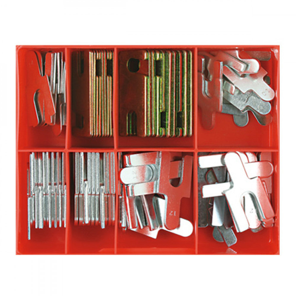 100PC WHEEL ALIGNMENT SHIM ASSORTMENT (METRIC)