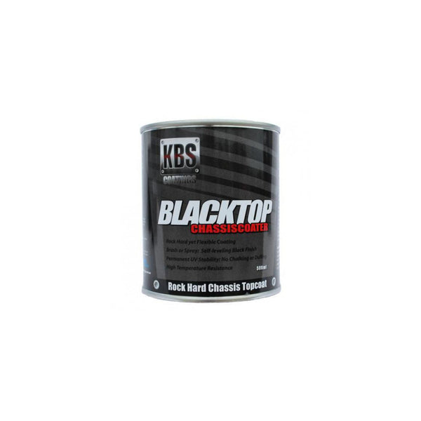 Kbs Blacktop Permanent Uv Top Coat Gloss Black 500Ml