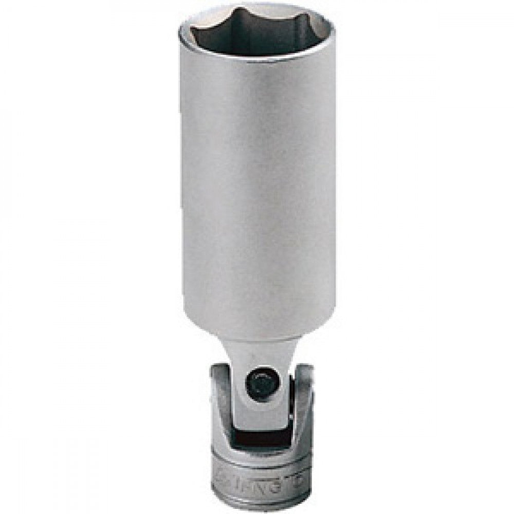 Teng 3/8in Dr. Uni-Joint Spark Plug Socket 21mm