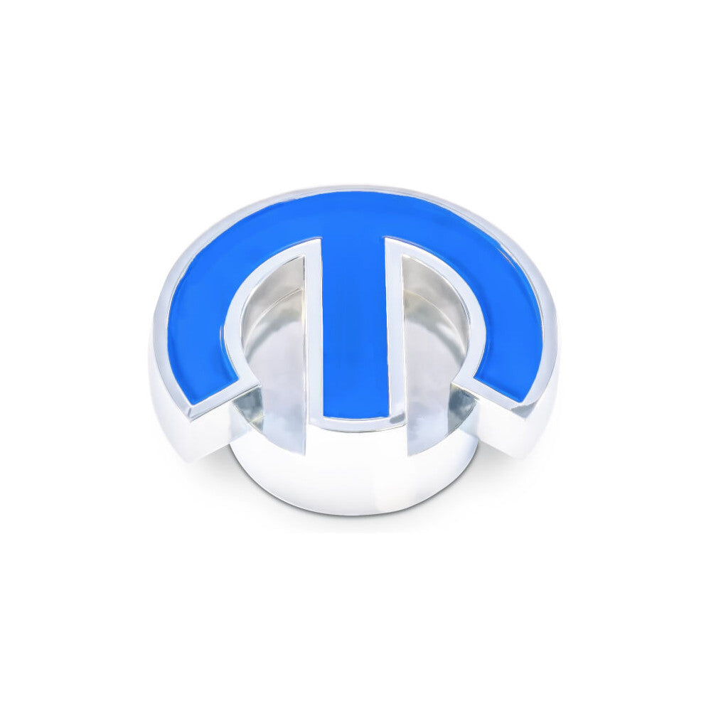 Proform Deluxe Mopar Omega Air Cleaner Centre Nut - Chrome-Blue Finish #440-337