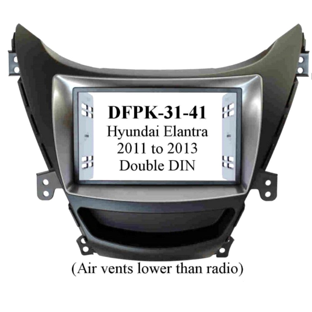 Fitting Kit Hyundai Elantra 2011 - 2013 Double Din