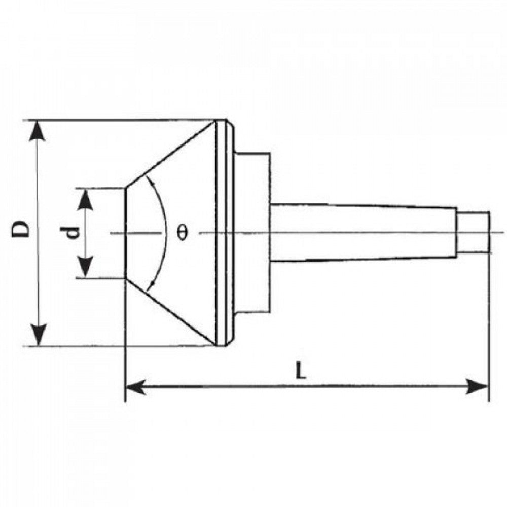 Bull Nose Live Pipe Lathe Centre MT4 106mm Dia