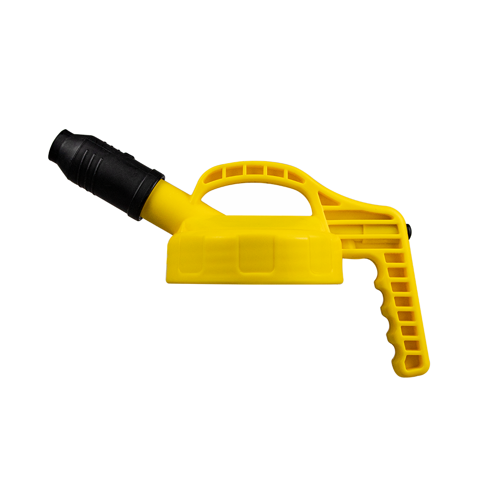 Lubemate Oil Can Stout Spout Lid - Yellow