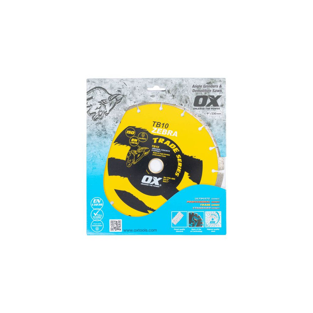 OX Premium Turbo Segmented Blade 230mm - Combination