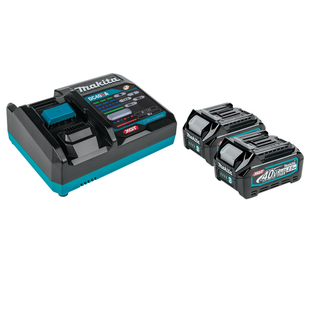 Makita 40Vmax XGT Battery And Charger Starter Pack (2.5Ah) 1913Y6-3