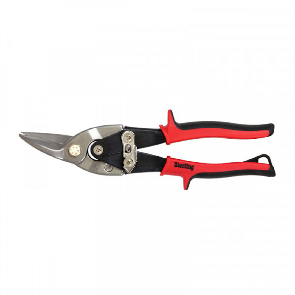 Sterling Aviation Tin Snips Left Cut (Red Handle)