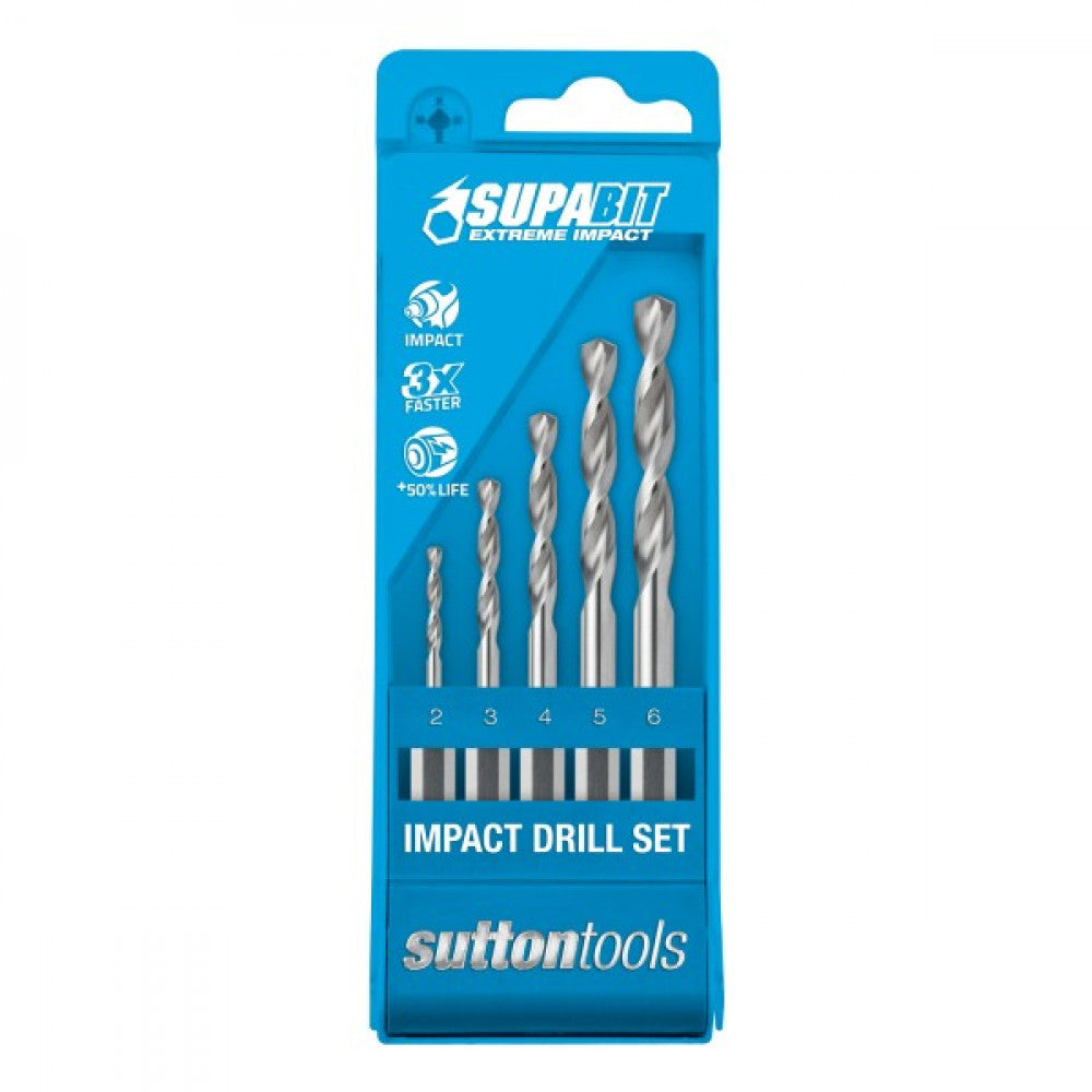 1-6mm Supabit Impact Drill Set Sutton