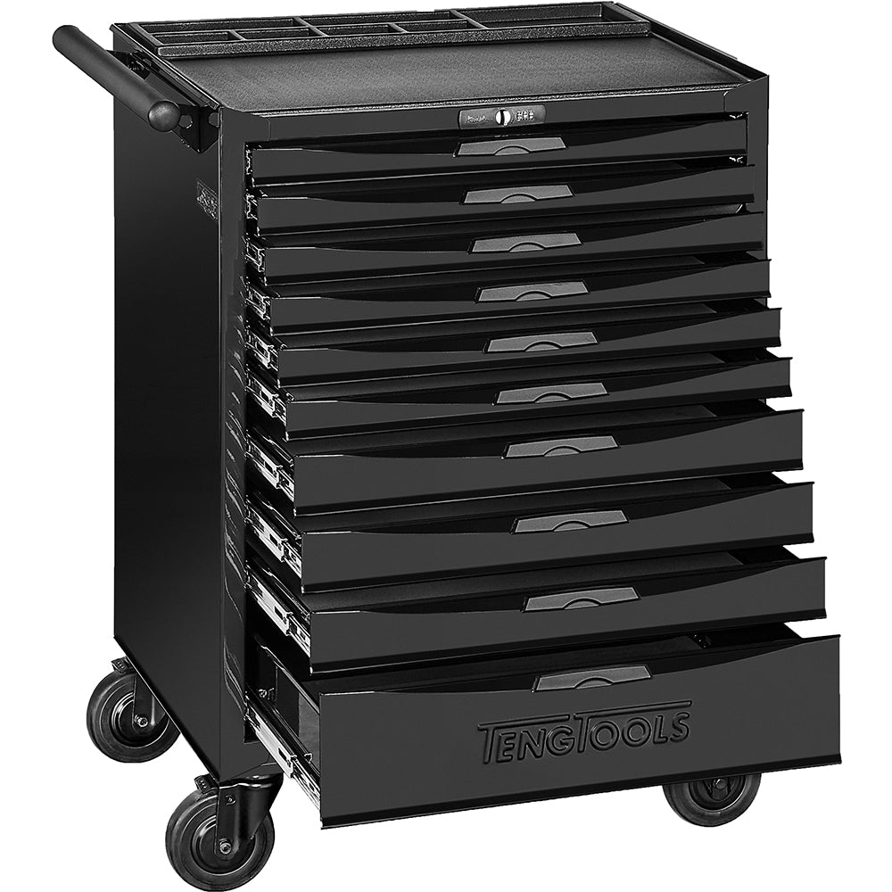 Teng 10-Dr. 8-Series Roller Cabinet (Black)