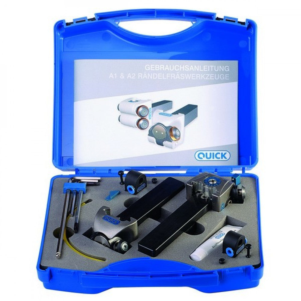 A2 Quick Knurl Tool Set 5mm-250mmØ Capacity For Straight Spiral & Cross Knurling