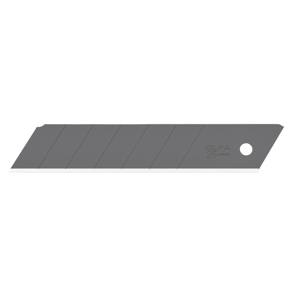 Utility Knife Ratchet-Lock With 5 Spare Blades - 25mm