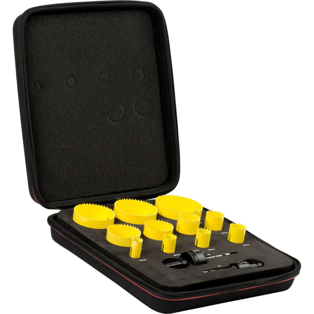 Starrett Fast Cut Deluxe Electricians Hole Saw Kit (16-76mm)
