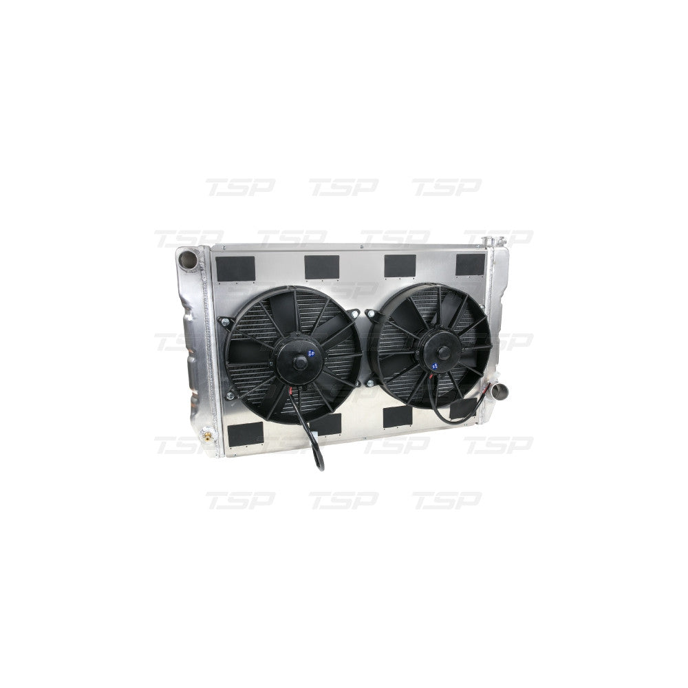 TSP RADIATOR, SHROUD & FAN KIT (CHEV 29") DUAL 11" FANS - 2800CFM #9512D
