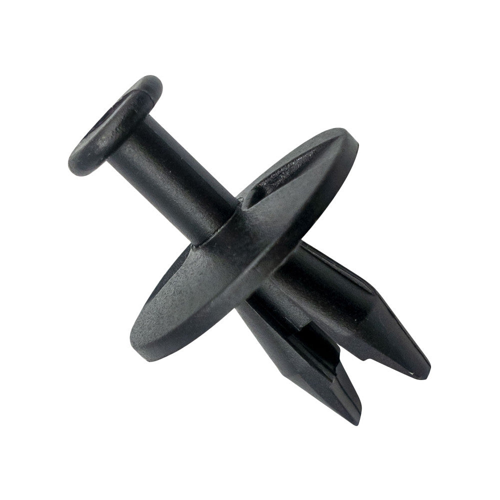 Gti Push Rivet Matte Black 17.5mm x 25mm, 9.5mm Hole (30 Pack)