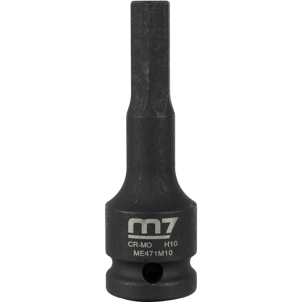 M7 Impact In Hex Socket, 1/2in Drive, 10mm