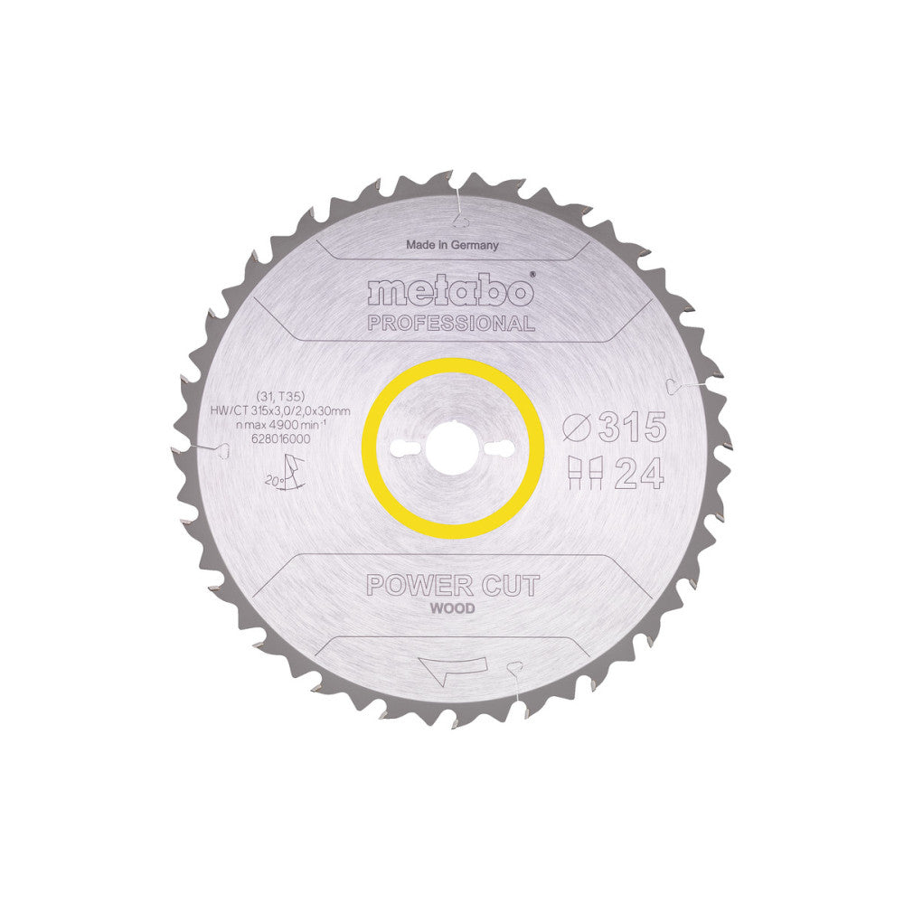 Circular Saw-Blade HW/CT 315x30 24 WZ