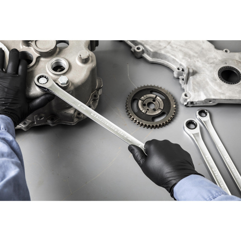 GEARWRENCH 17Pc 72T 12Pt XL GearBoxâ„¢ Double Box Ratcheting Metric Wrench Set