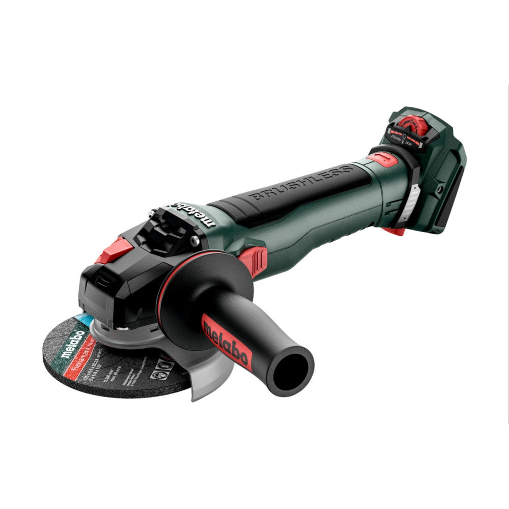 Metabo 18V Brushless 125mm Inox Angle Grinder W/ Brake, Speed, Lock - Bare Tool