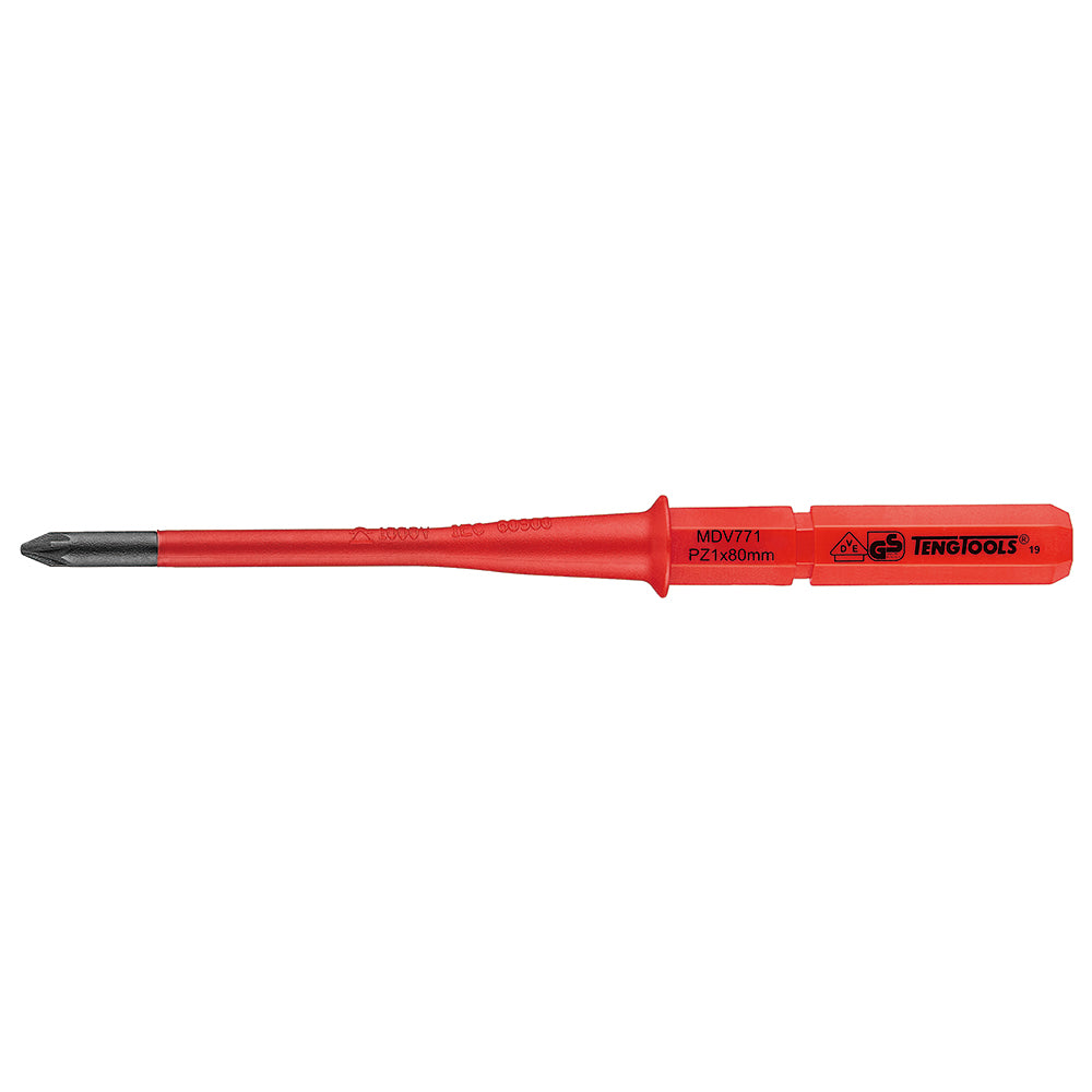 Teng 1000V Screwdriver Interchangeable Pz1 x 80mm