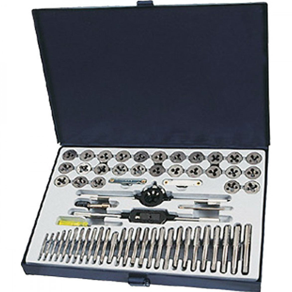 Proequip 60Pc Unc/Unf/Mf/Mc Tap & Die Set