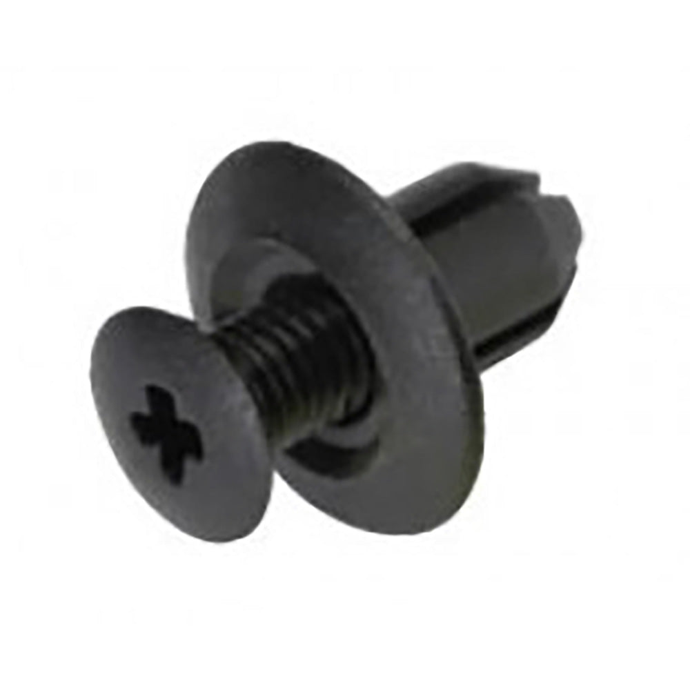 Champion Scrivet Clip Black 18mm Head x 12mm - 50P