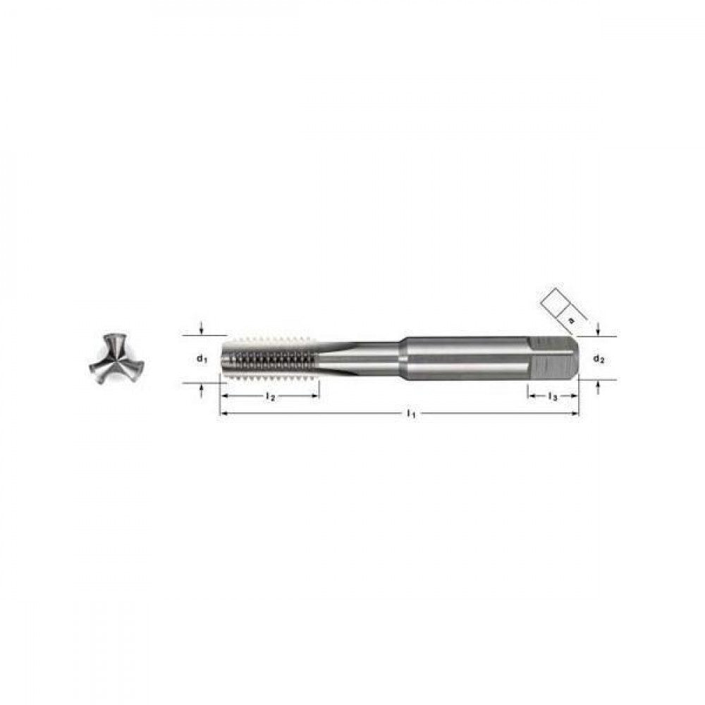 1/4" ME C/S Bottoming Tap
