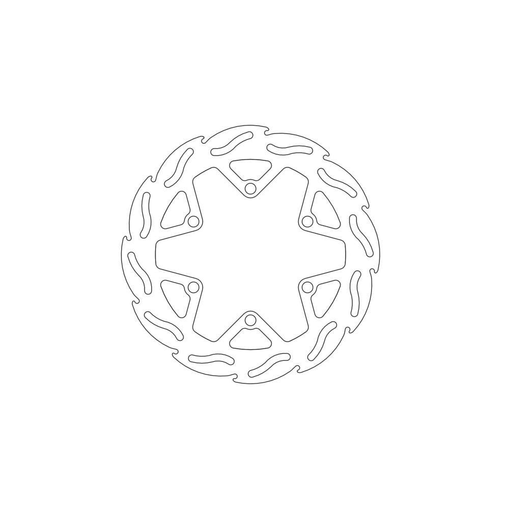 Brake Disc Front Moto Master Flame Kawasaki Kx85 01-21 Kx100 06-21