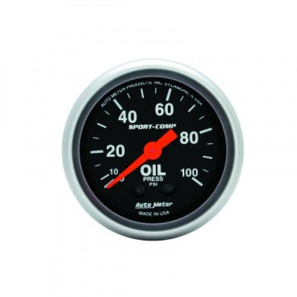 Autometer Sport-Comp Oil Press 2-1/16" Mechanical