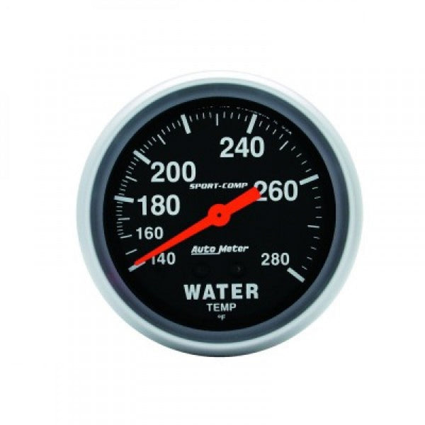 Autometer Sport-Comp Water Temp 140-280F