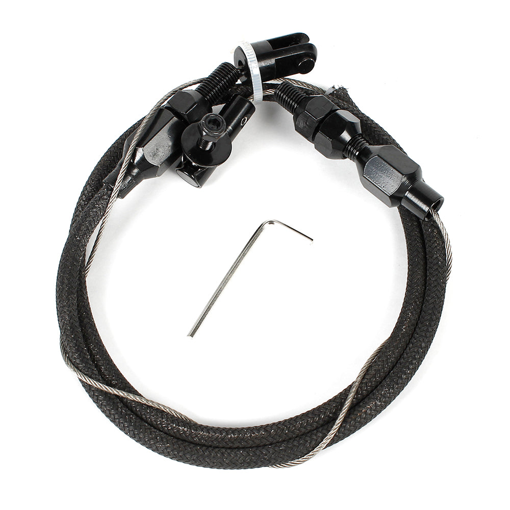 24" Throttle Cable Kit Universal - Black