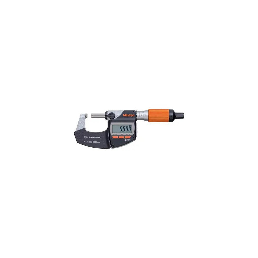 Mitutoyo MDE QuantuMike Micrometer: 0-25mm IP65