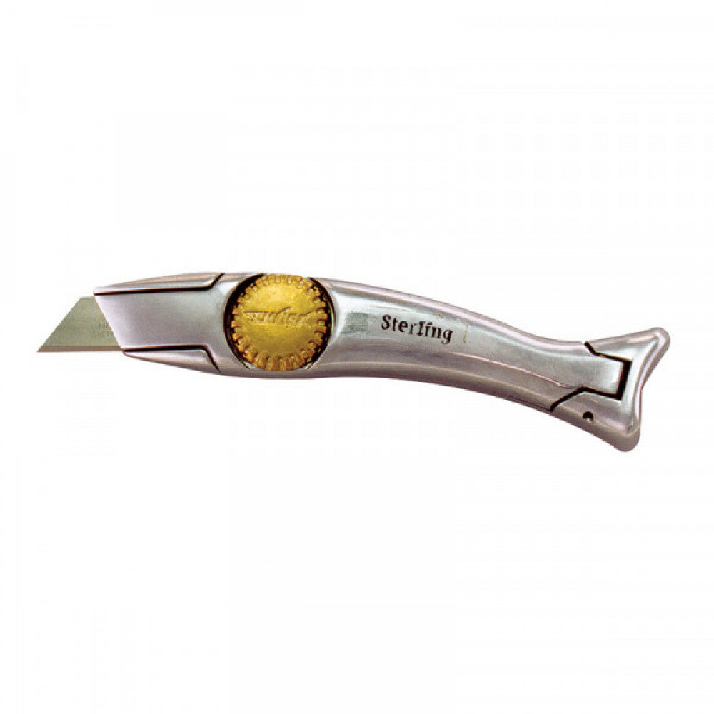 Sterling Shark Silver Fixed Knife