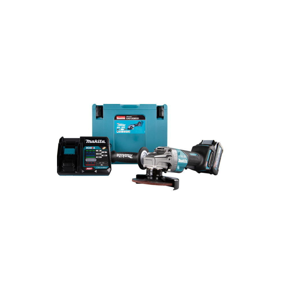 Makita 40Vmax XGT Brushless 125mm (5") Paddle Switch Angle Grinder - KIT