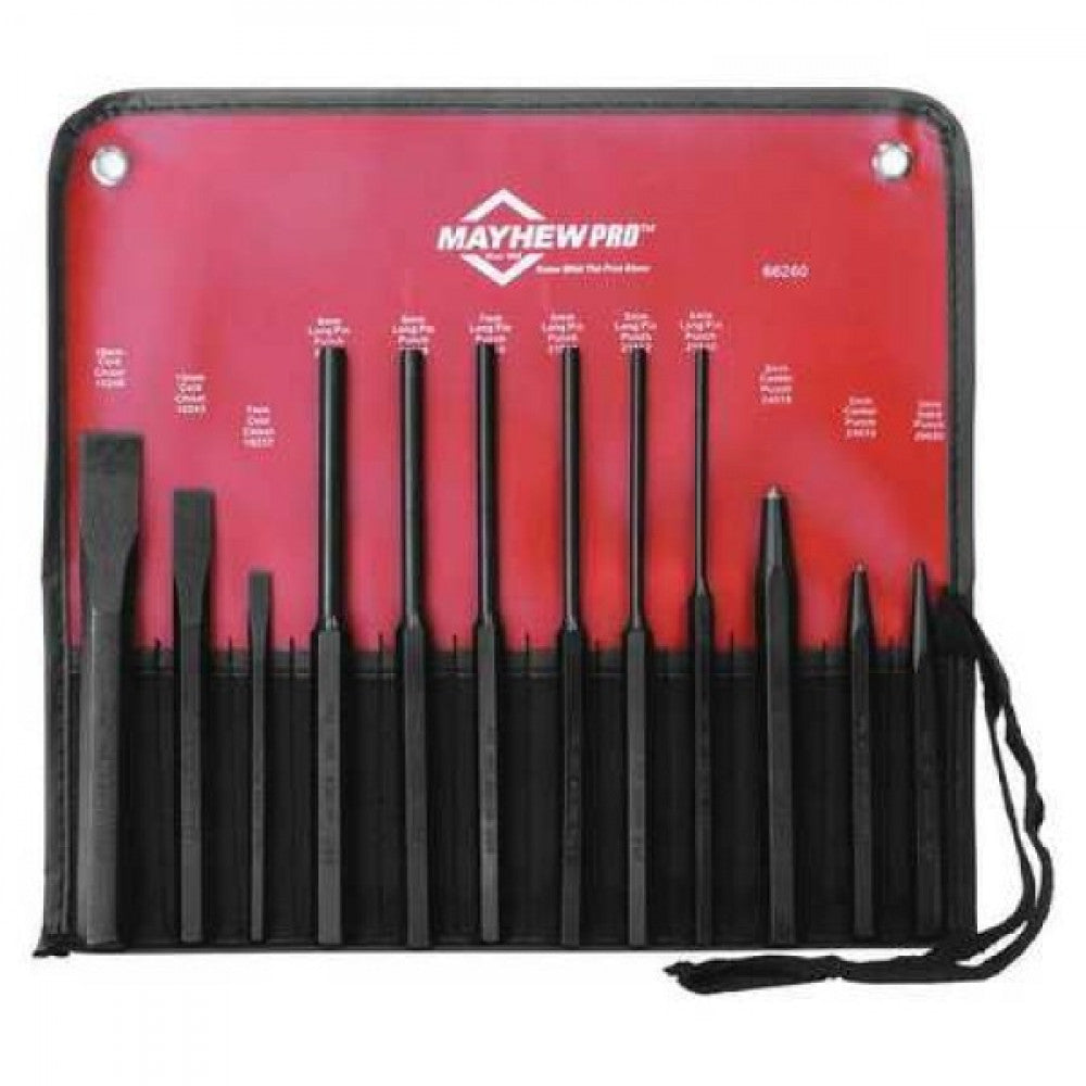 Mayhew Met Punch & Chisel Set 12Pc