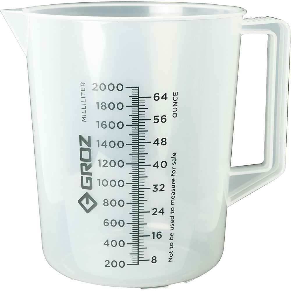 Groz Polypropylene Measuring Jug 2000Ml