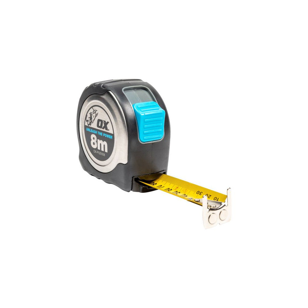 OX Pro SS Tape Measure - 8m