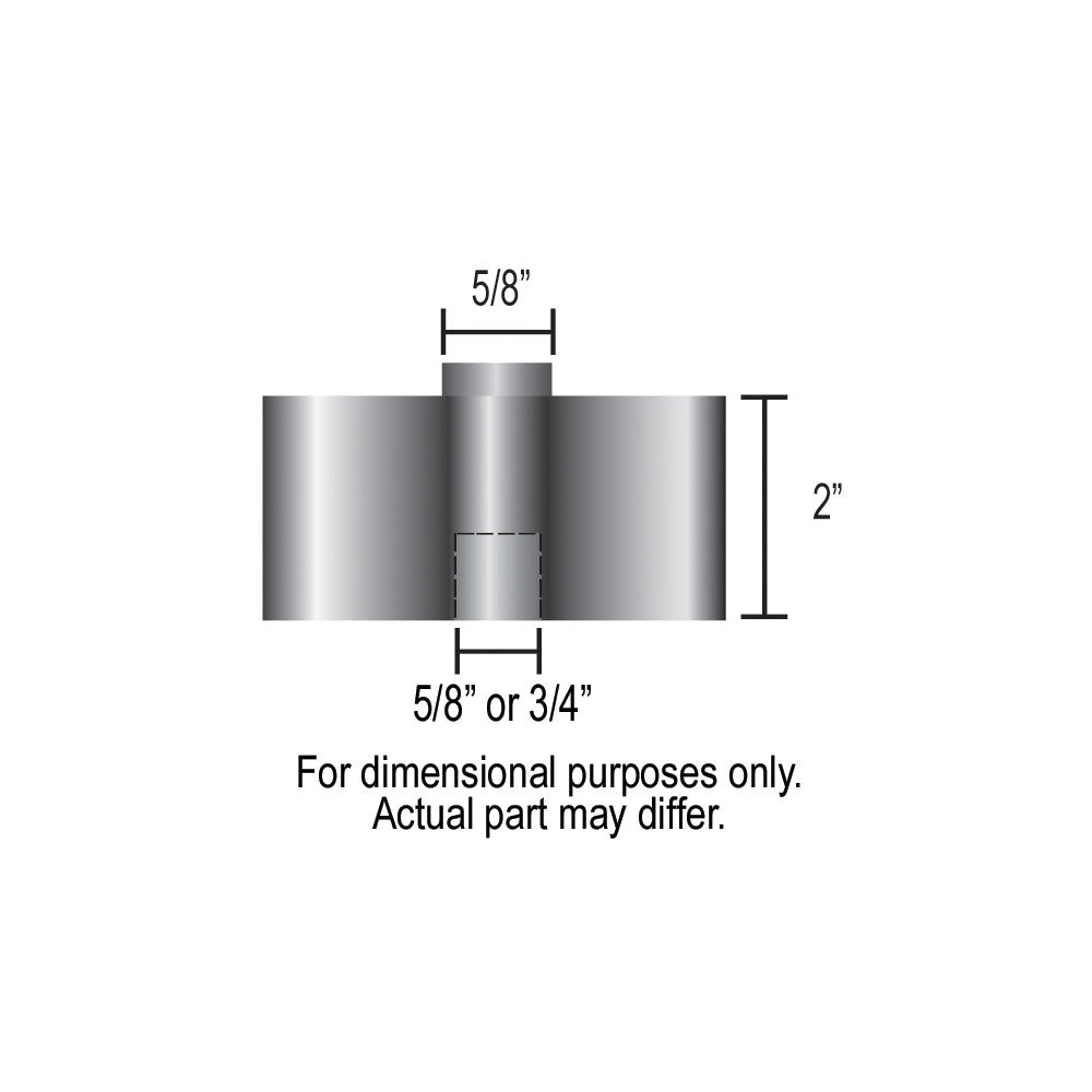 Derale 2" Aluminum Belt Fan Spacer #31520