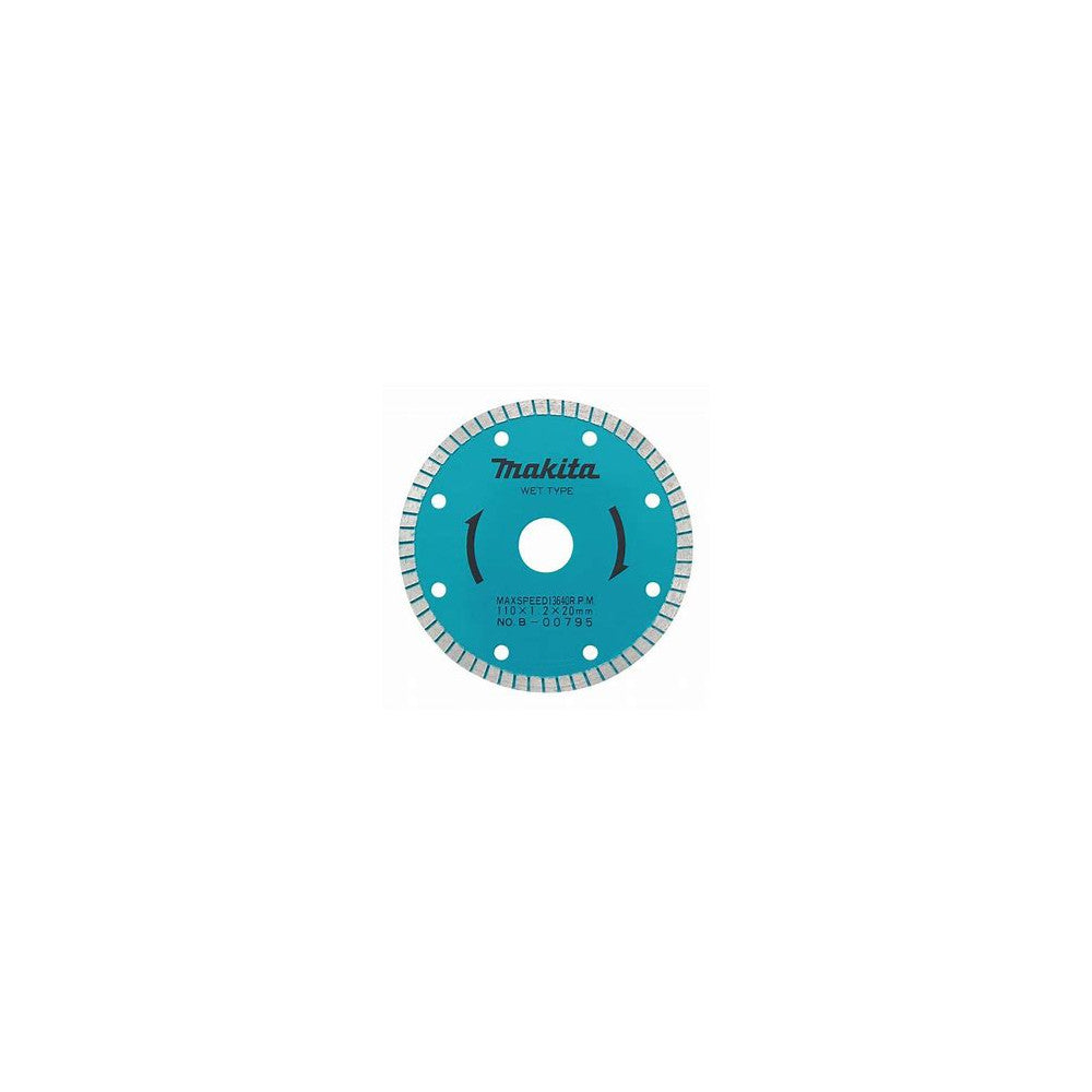 Makita 110mm Diamond Circular Saw  Blade (Turbo Rim)