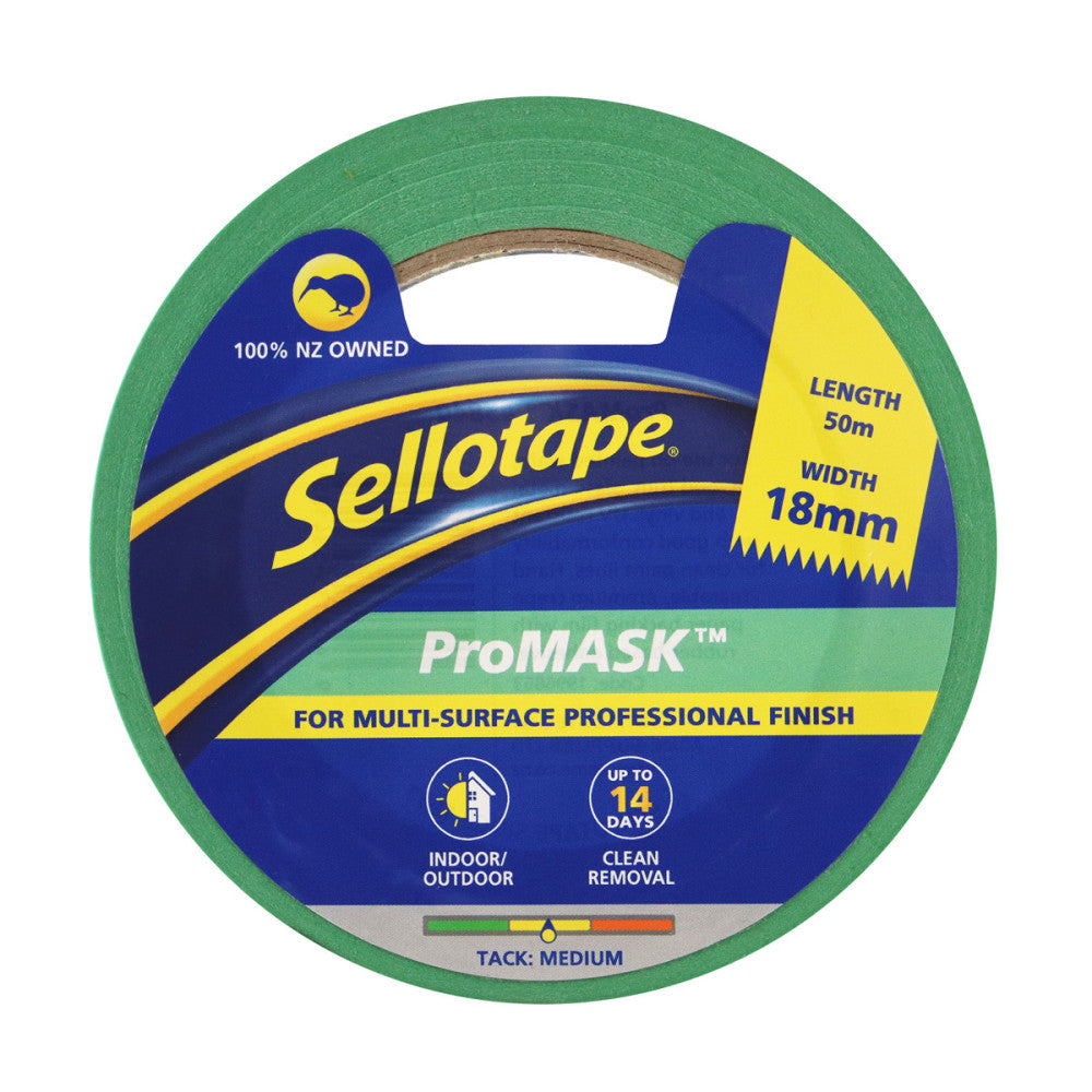 Sellotape 5840 ProMASK 18mm x 50m Pk 8