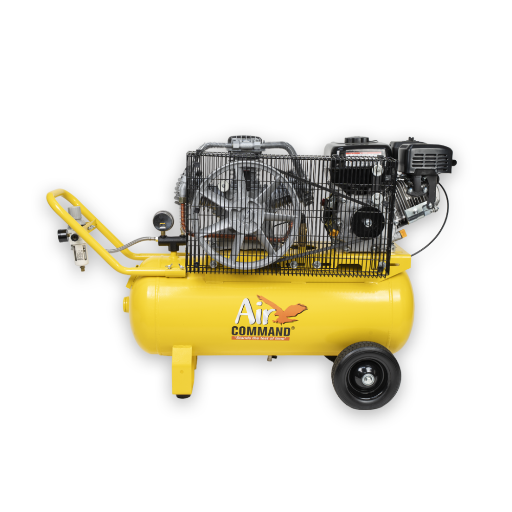 Air Command AC7.5P Mobile Petrol Compressor 70L Tank PDX230 Engine