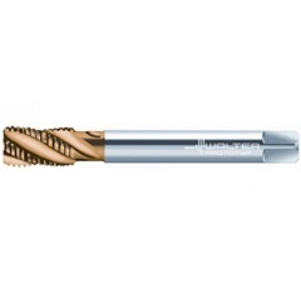 M12x1.75 TiN Spiral Flute Tap Walter Perform DIN371 TC115-M12-L0-WY80AA