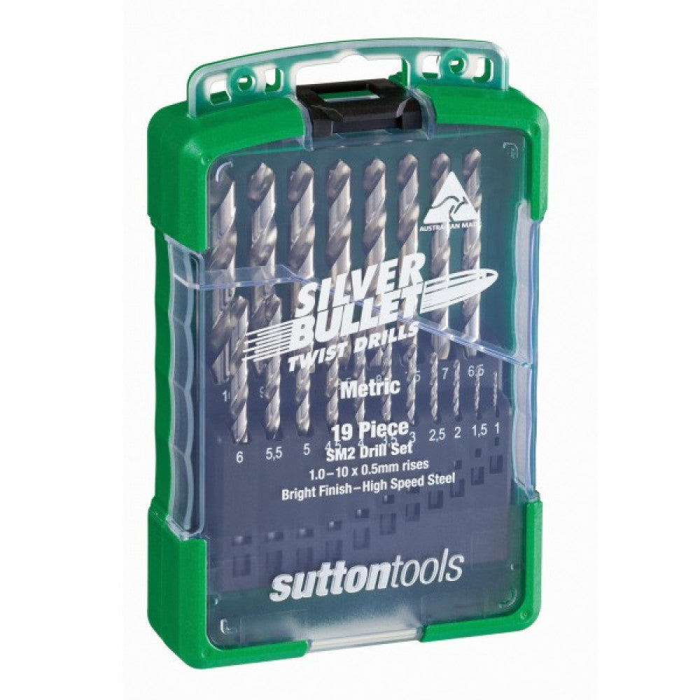 1-10x0.5mm Steps Blue Drill Set ABS Case SUTTON SM2