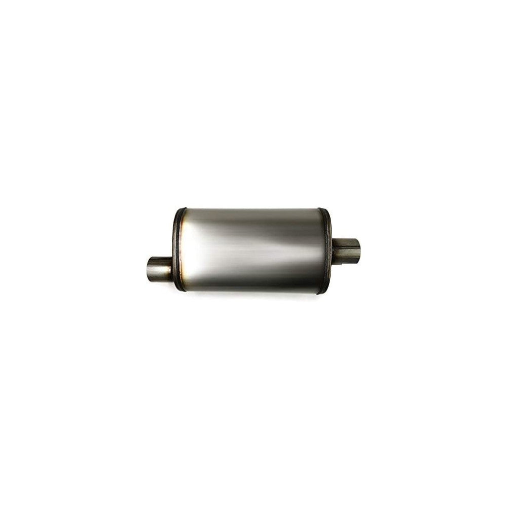 AFTERBURNER Performance Muffler Stainless 2.5 Inch Offset - Centre#ABE42551
