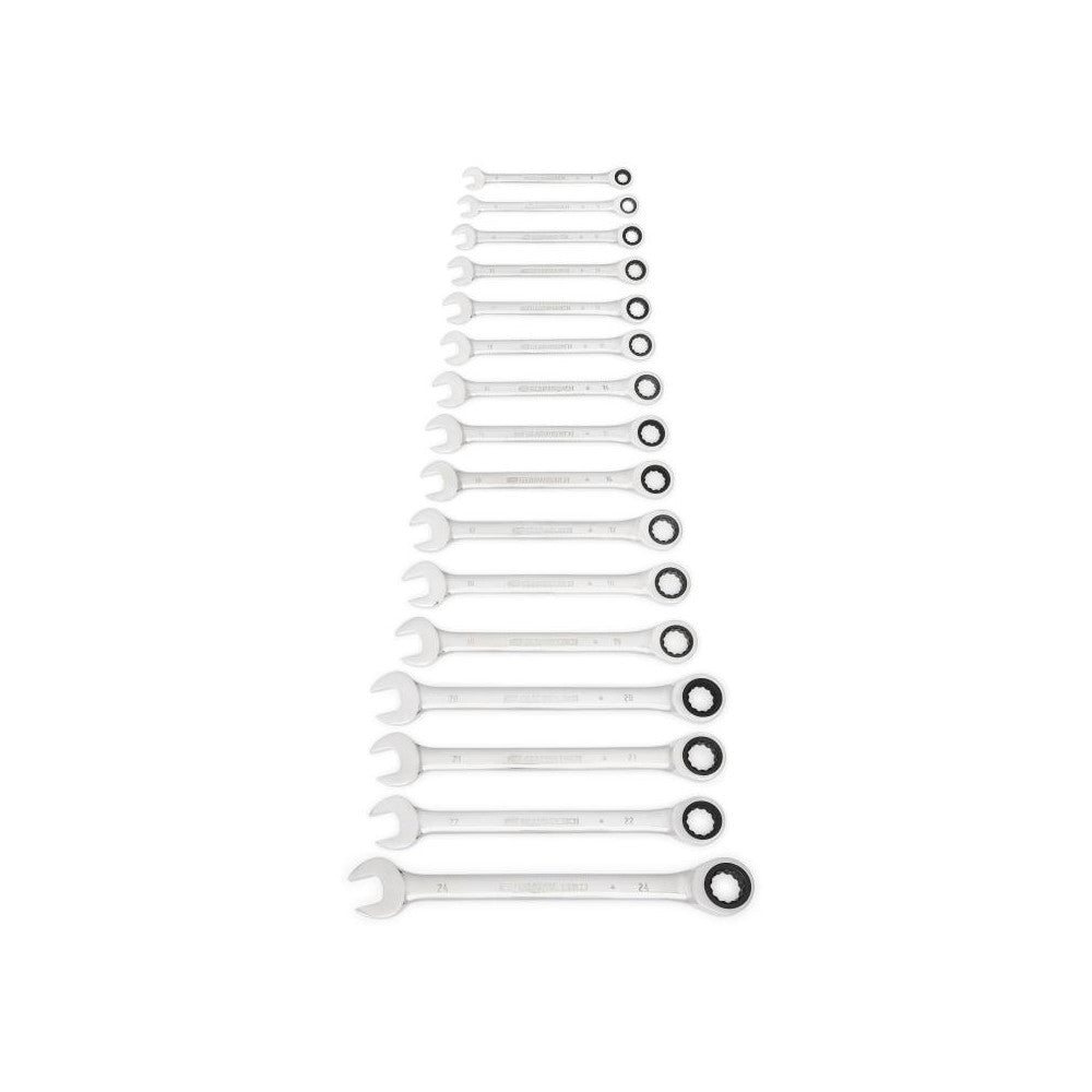 GEARWRENCH 16 Pc12 Point Ratcheting Combination Metric Wrench Set