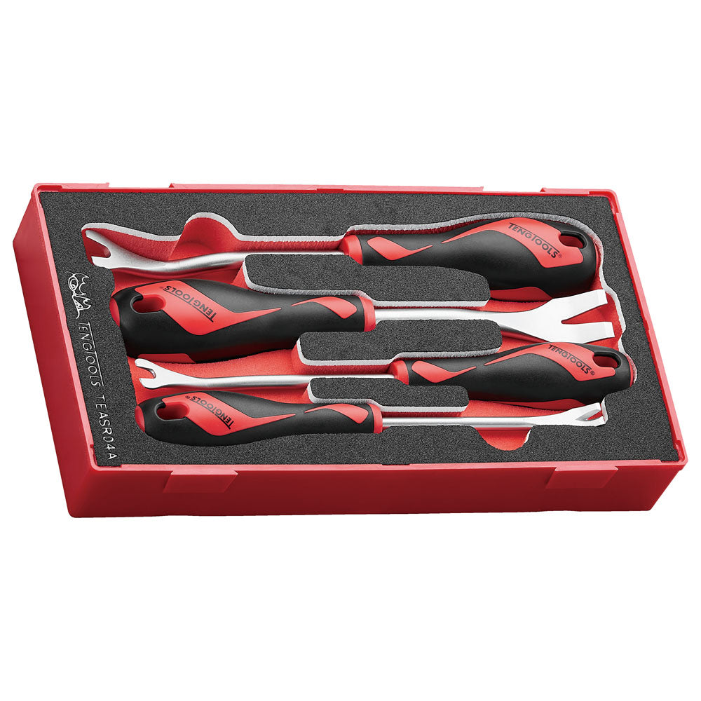 Teng 4 Piece Clip & Panel Remover Set Foam
