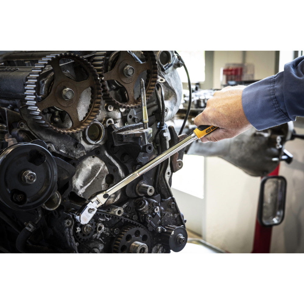 GEARWRENCH 3/8 Drive 120XP Dual Material Handle Locking Flex Head Ratchet