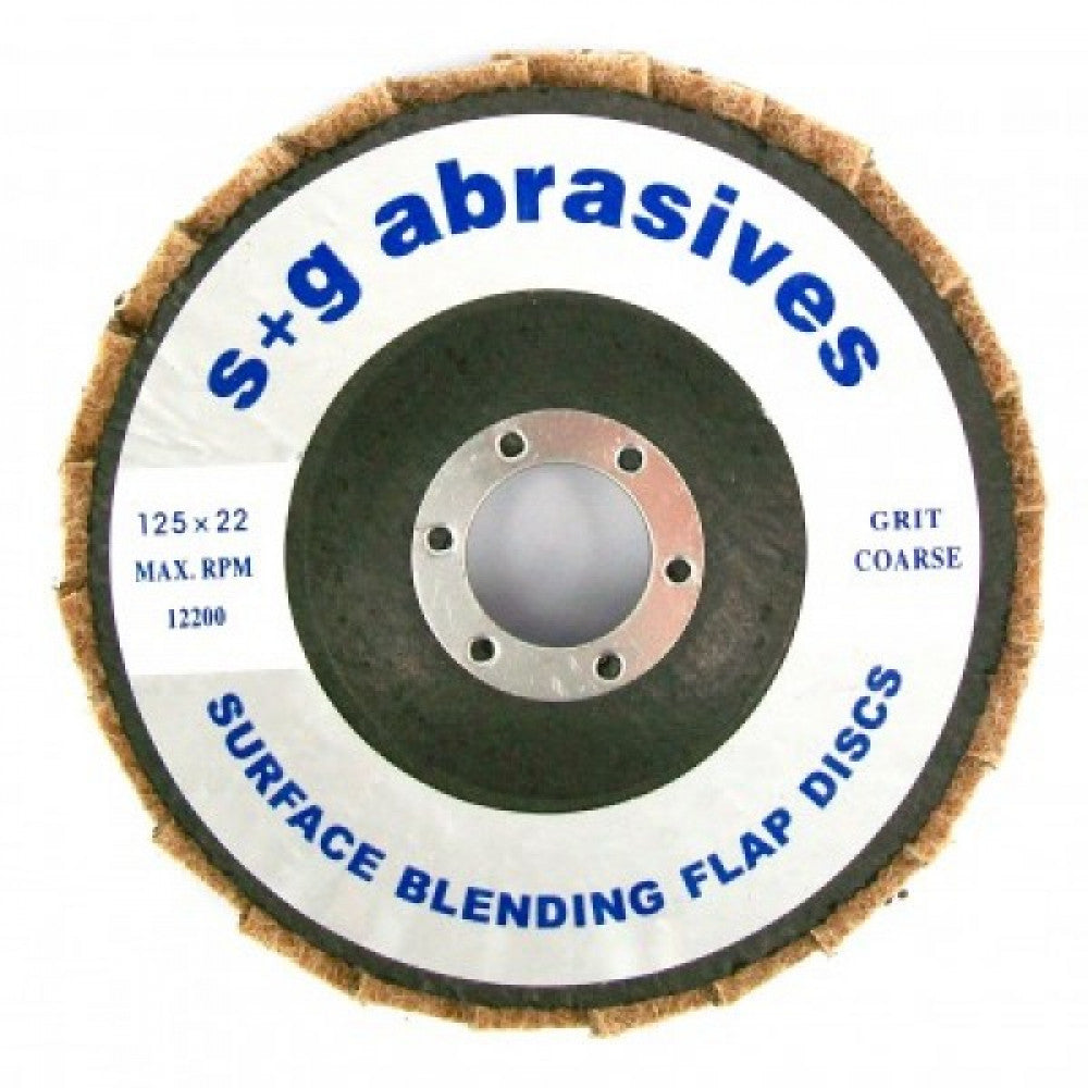 2 Pack Surface Blending Flap Disc 125mm Coarse